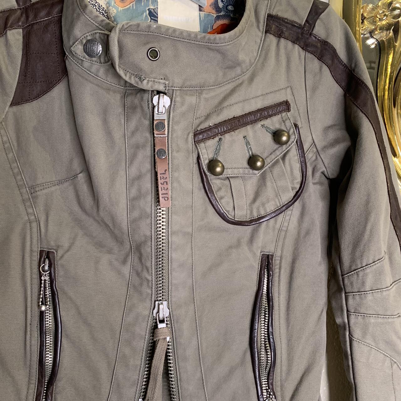 The most INSANE diesel moto jacket In perfect... Depop