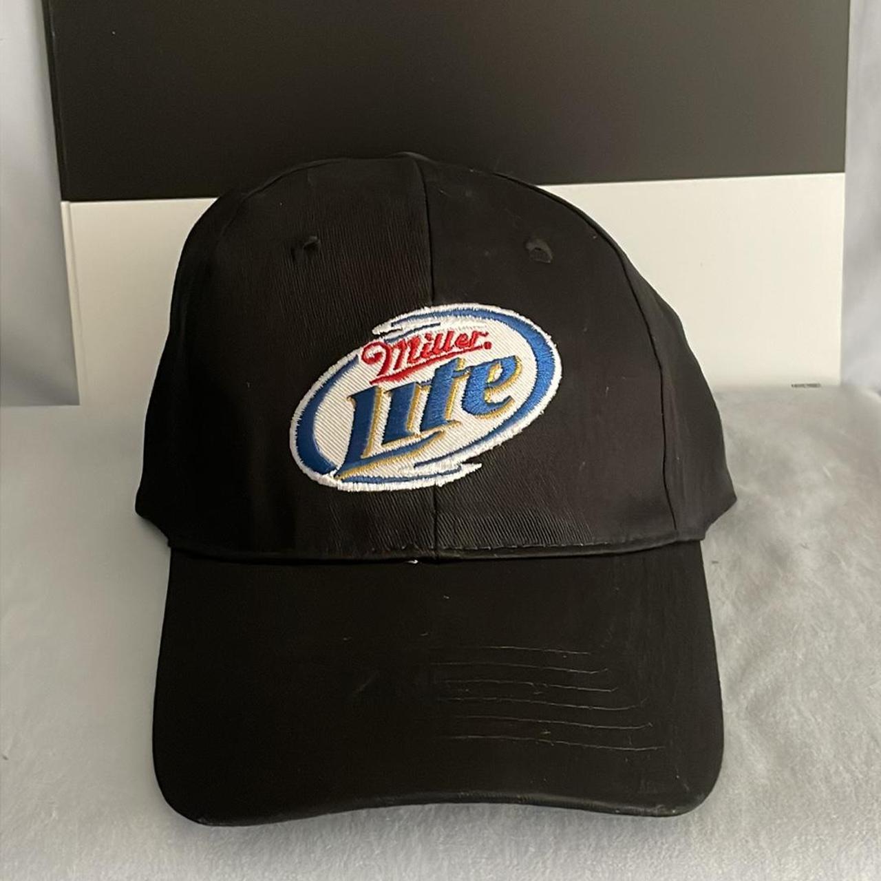 Miller Lite X Harley-Davidson Velcro Dad Hat... - Depop