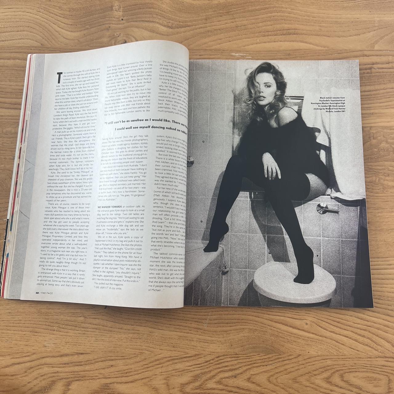 The Face Magazine, October 1991 Kylie Minogue. Kylie | Depop