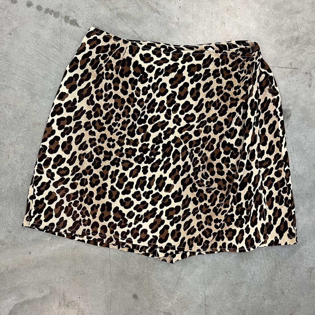 Leopard wrap skirt 30 best sale