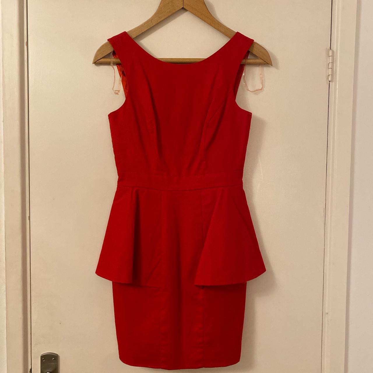 lipsy maxi dress red