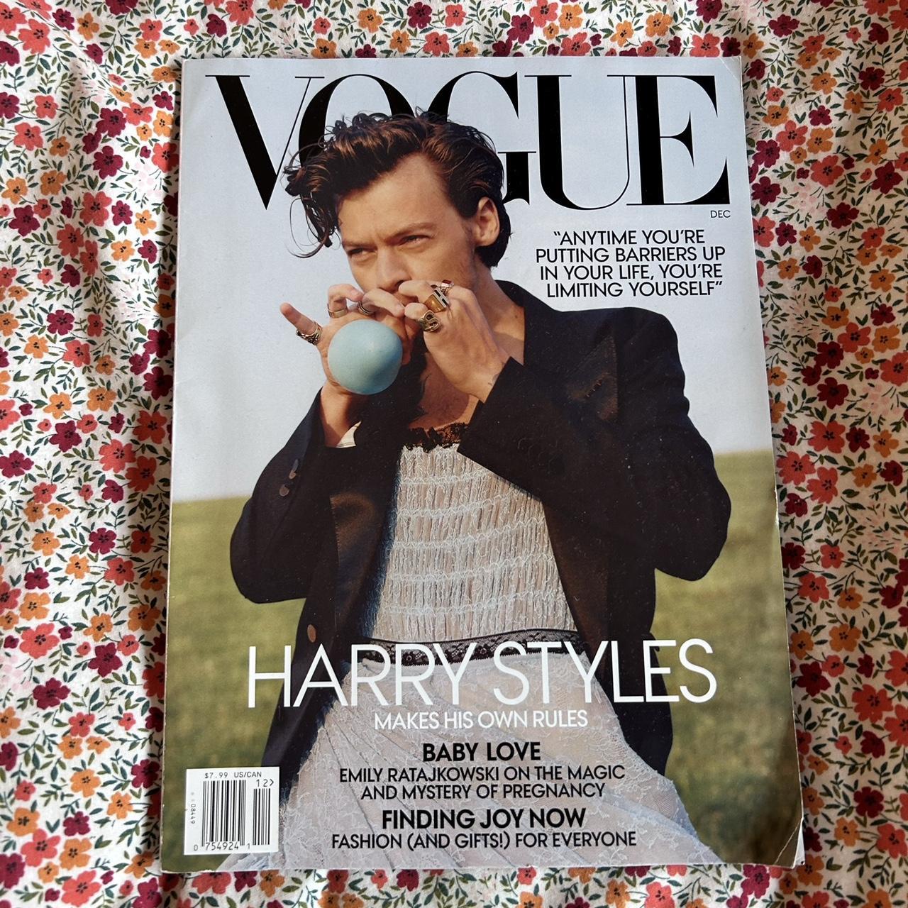 harry styles Vogue magazine all harry pages are in... Depop harry styles Vogue magazine all harry pages are in... Depop