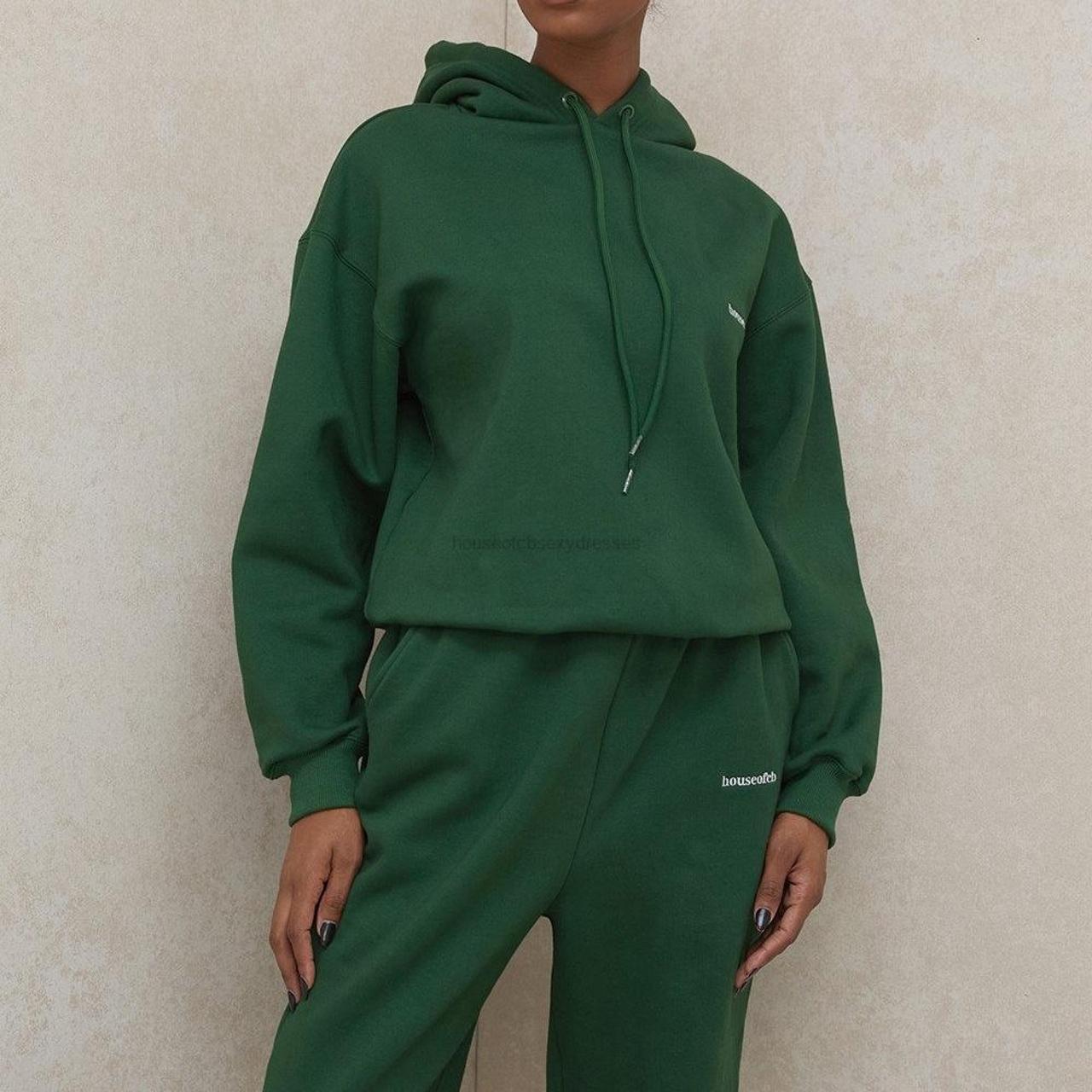 house-of-cb-green-tracksuit-great-condition-only-depop