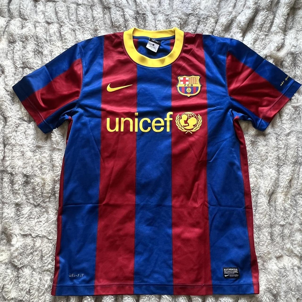 Barcelona Hone Nike Football Shirt 2010-11 -... - Depop