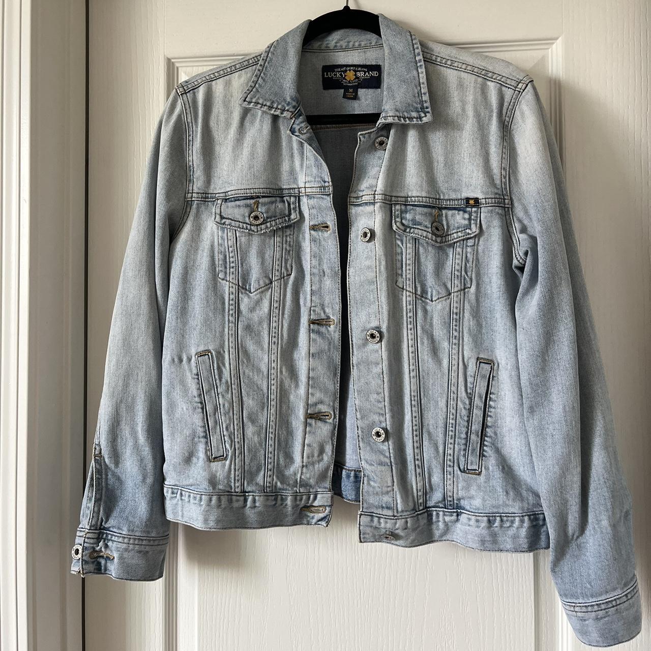 LUCKY BRAND DENIM JACKET - Good condition - Soft and - Depop