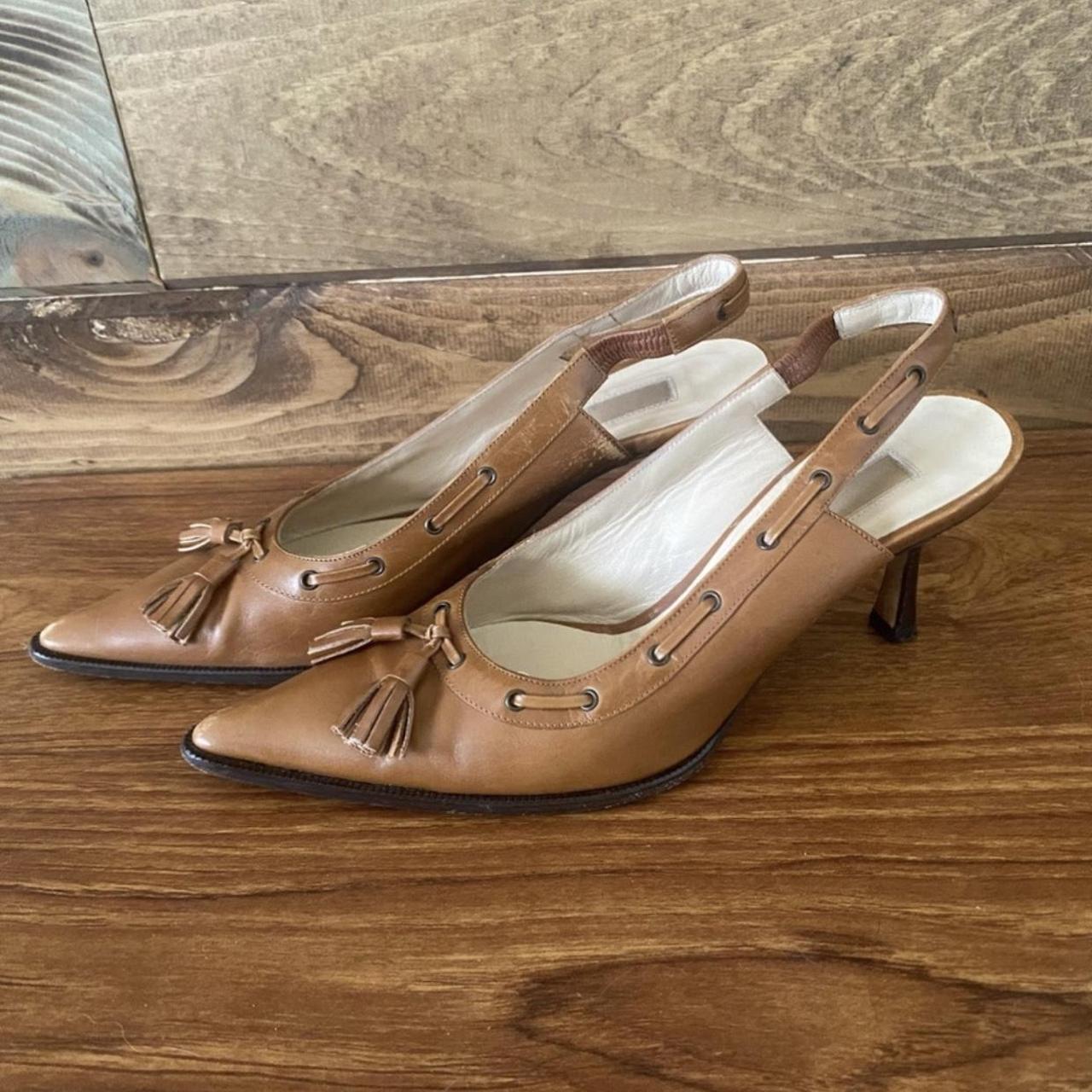 Michael kors slingback kitten on sale heels