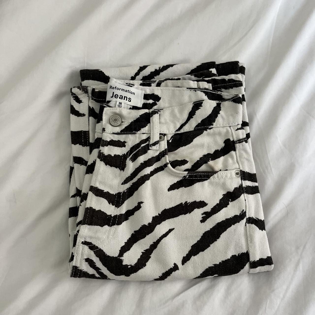 Chicago Bears - Zebra Print Pants - Elastic - Depop