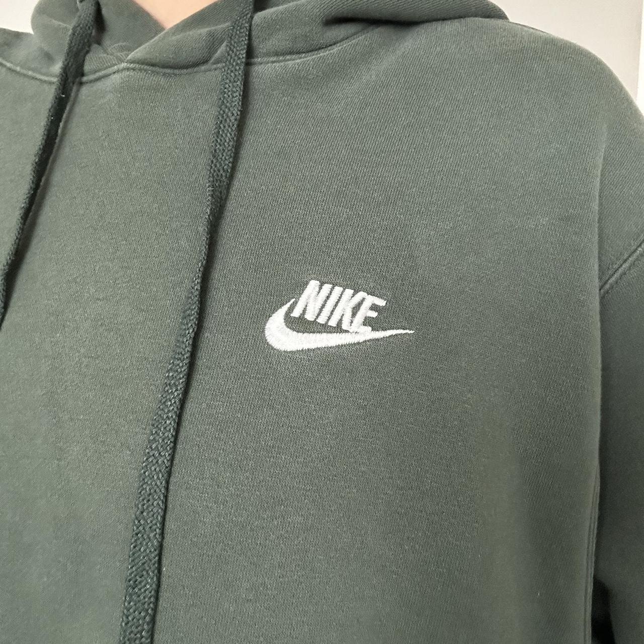 mens dark green nike hoodie