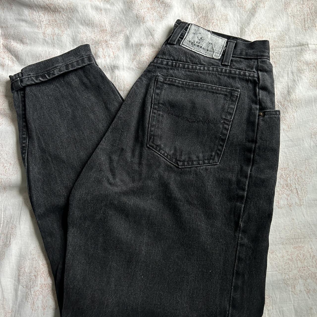 Route 66 black jeans. Perf vintage fit and texture - Depop