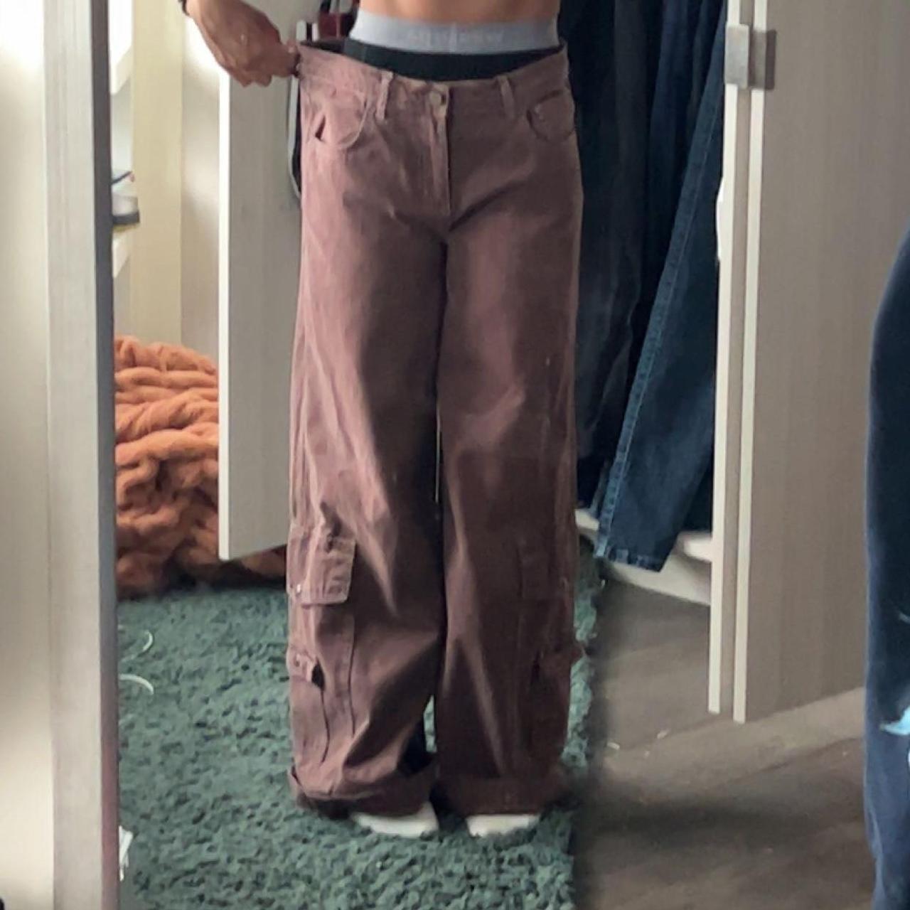 Urban outfitters The ragged priest Brown jeans with... Depop