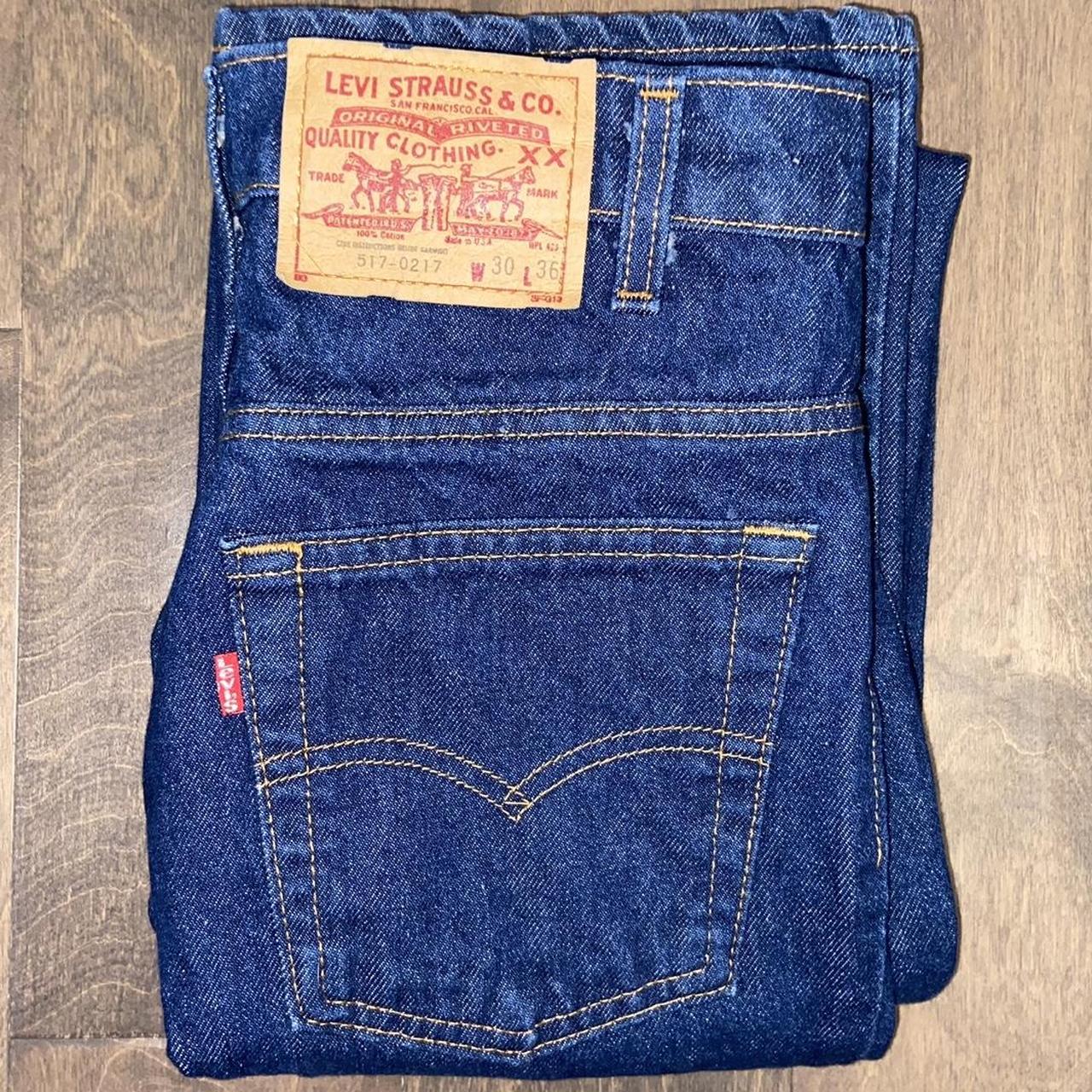 Vintage Red Tab 517 Levi’s. Made in U.S.A. from... - Depop