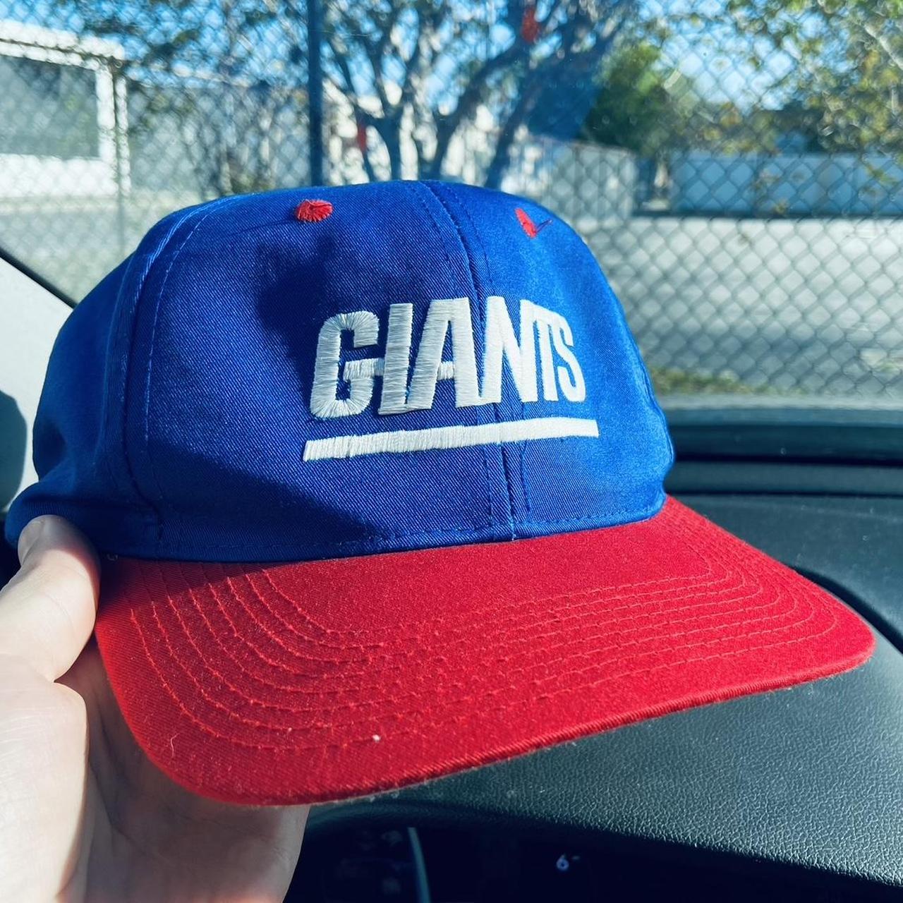 Vintage Logo 7 NY Giants Snapback Hat Not sure - Depop