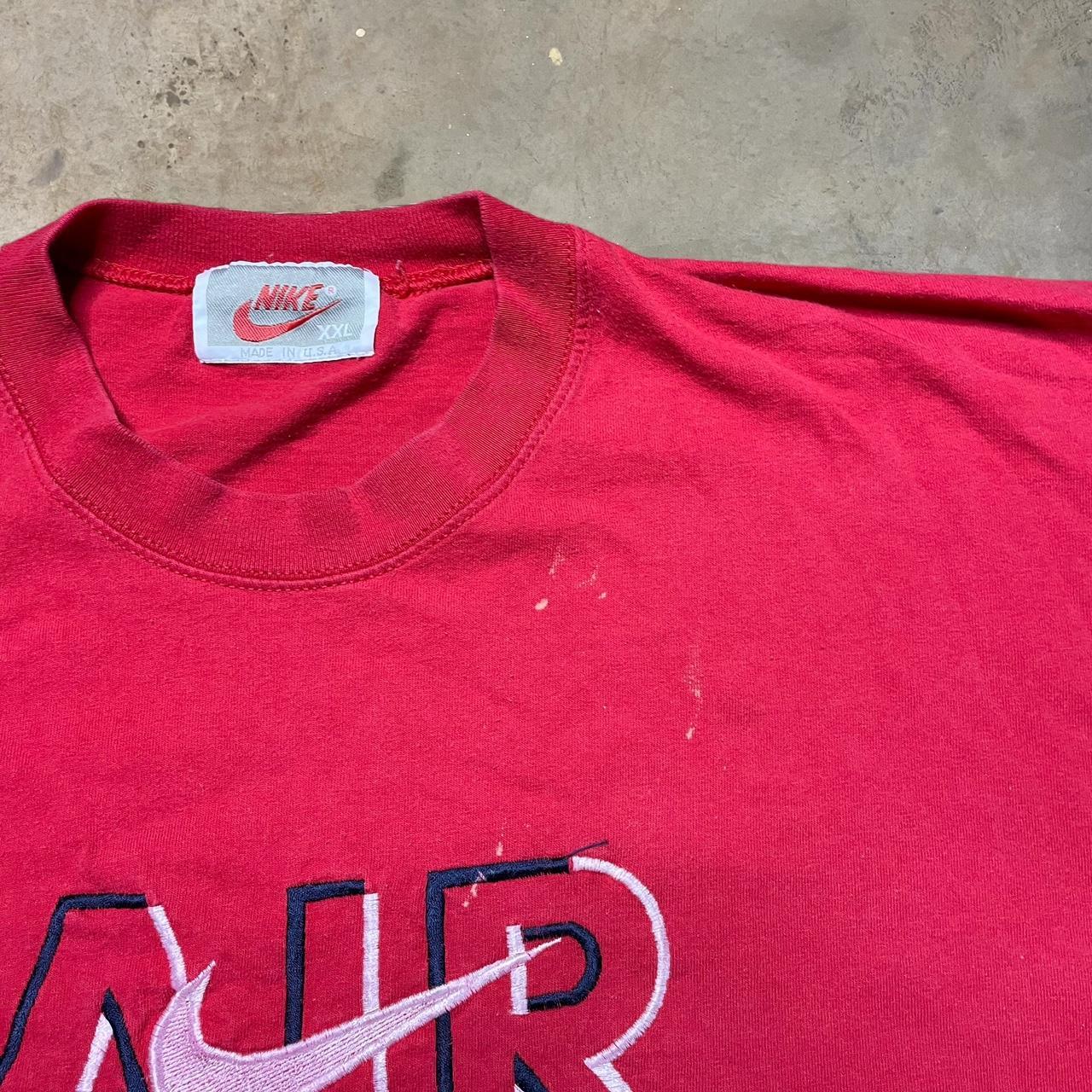 Vintage 90s Air Nike Center Swoosh T-Shirt Size... - Depop