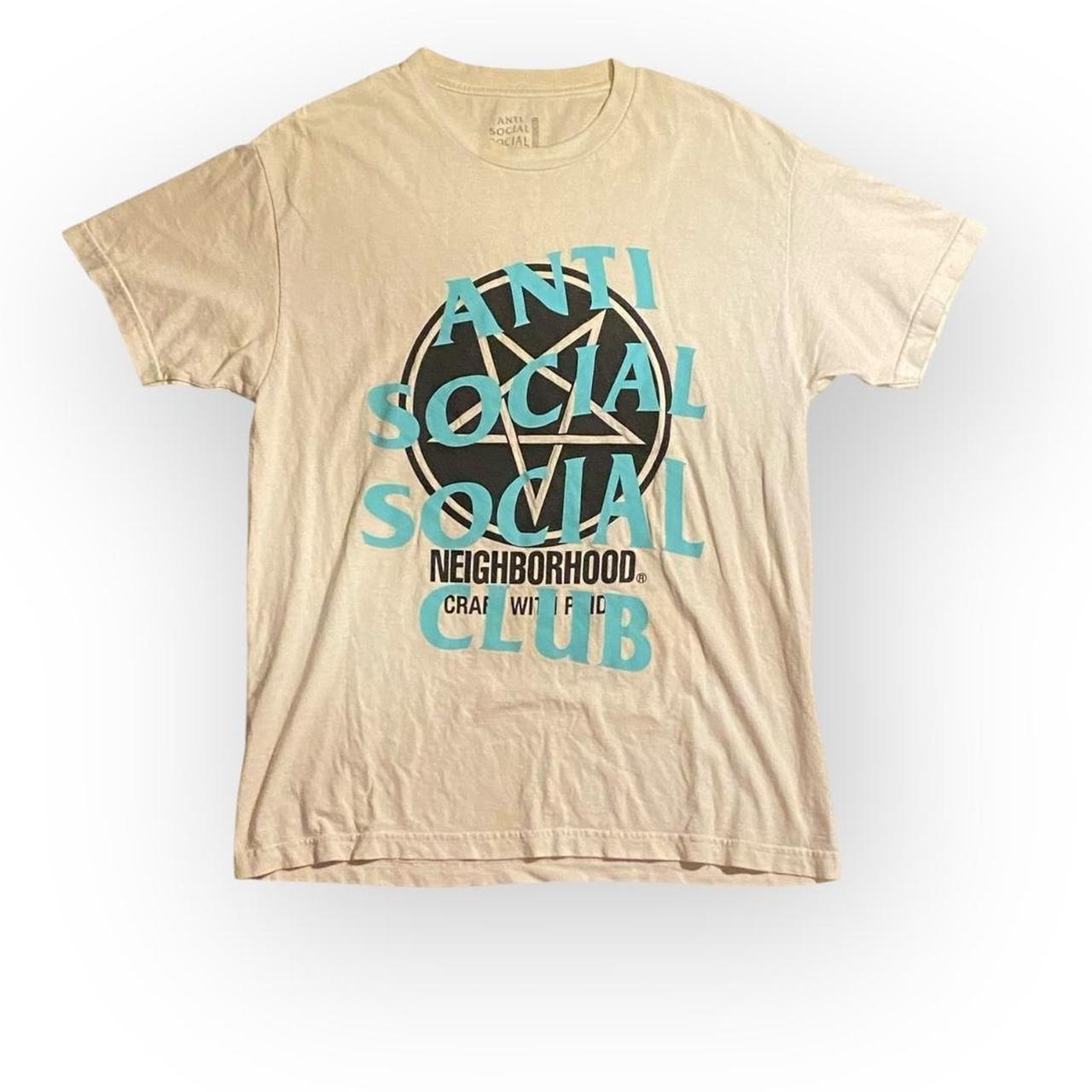 Anti Social Social Club Men's T-shirt White/Blue L – White