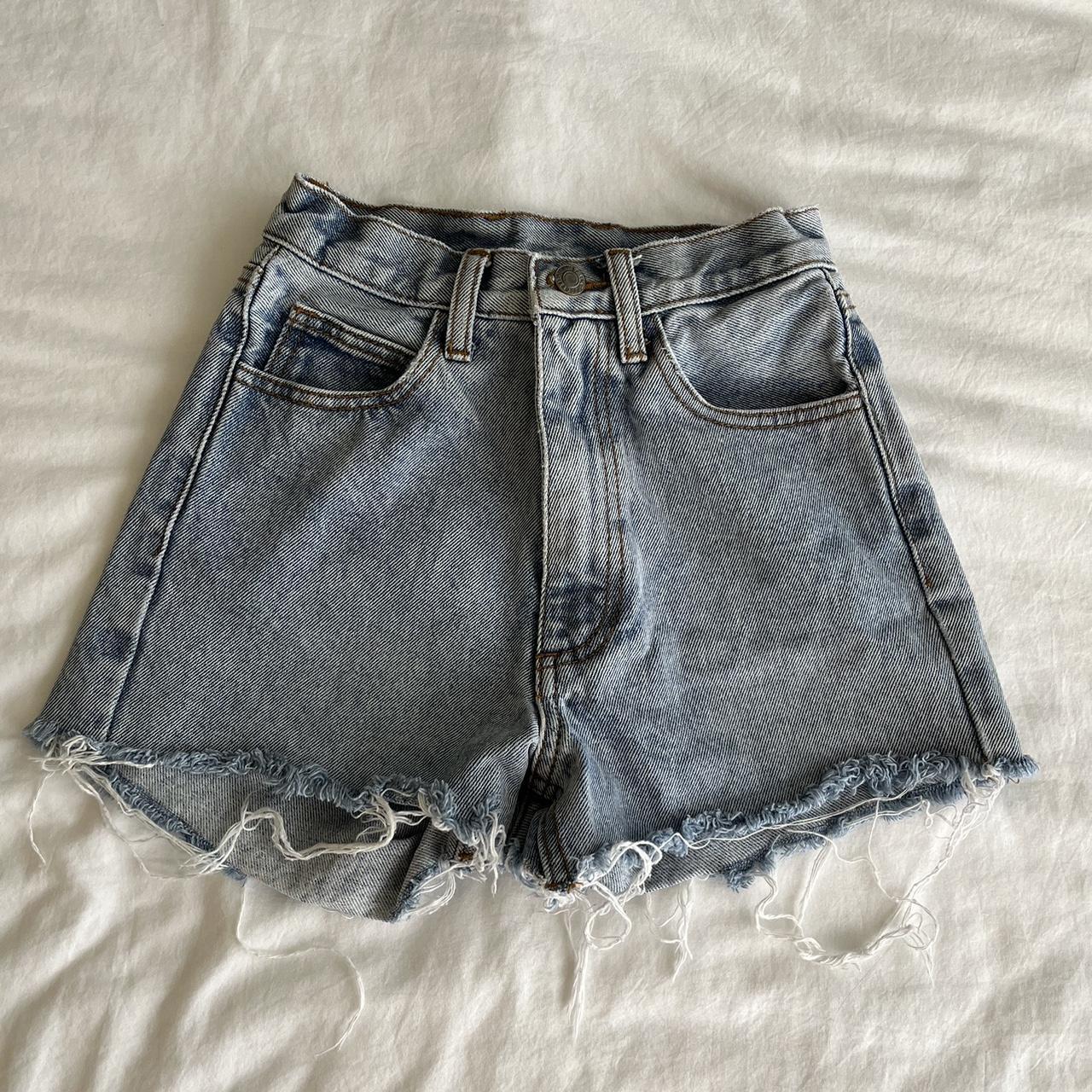 brandy melville jean shorts - Depop