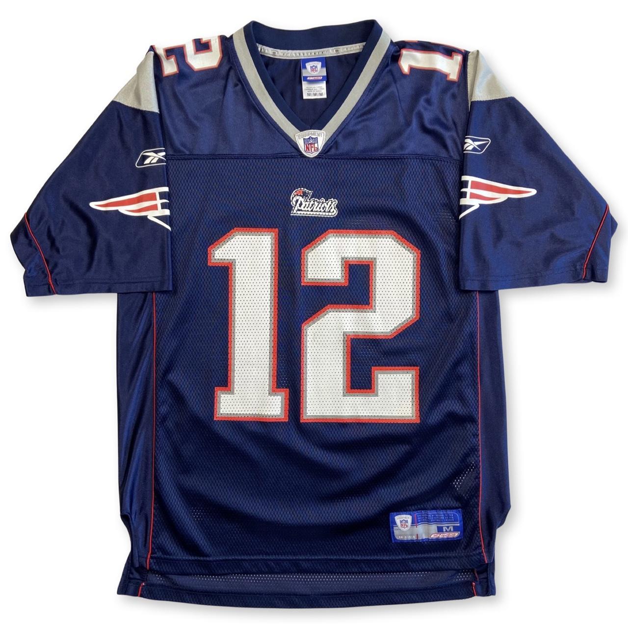 Tom brady patriots jersey on field Reebok stitched - Depop