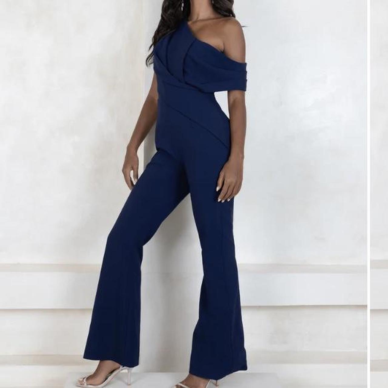 Lavish alice navy jumpsuit online