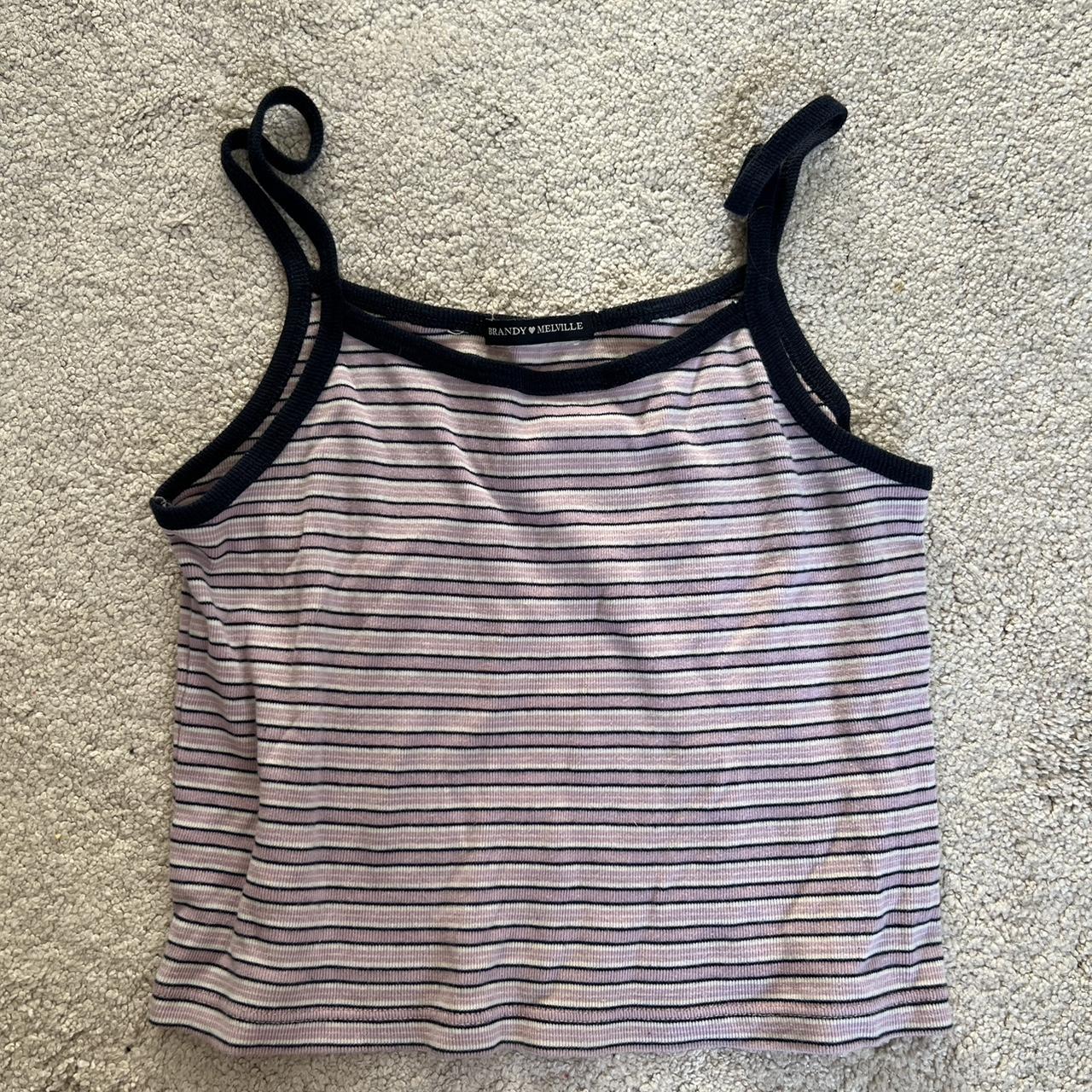 Brandy Melville stripe tank - Depop