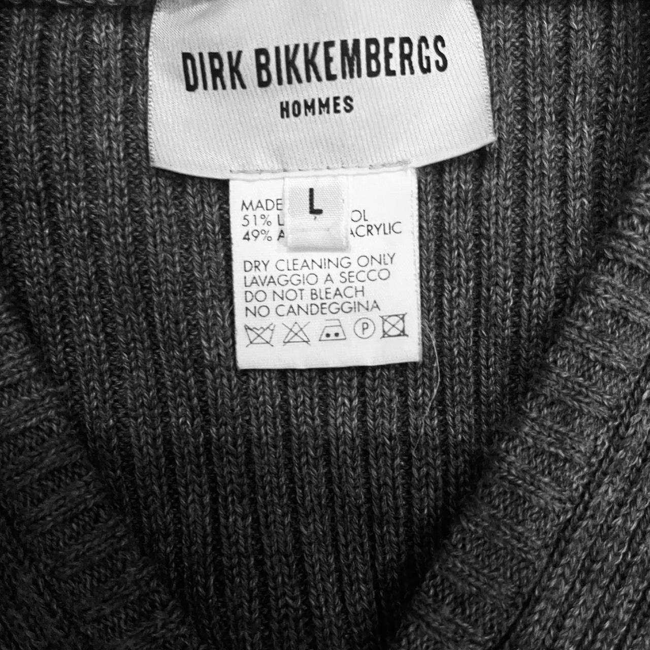 Bikkembergs Men's Grey and Black Cardigan (2)