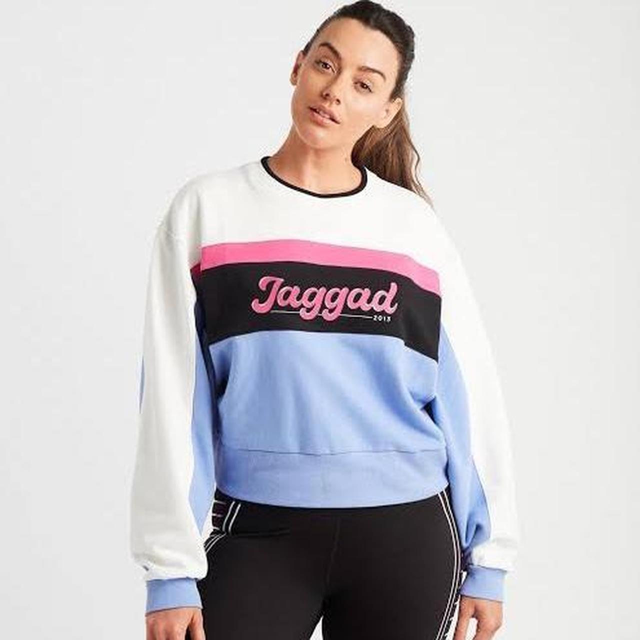 Jaggad Cape Town Jumper Bat Wing Blue Pink White