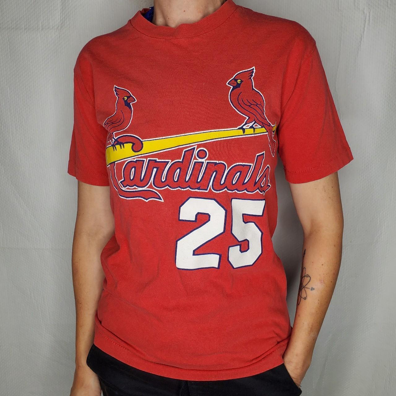 Vintage 90s St. Louis Cardinals Mark Mcgwire Majestic T-shirt 