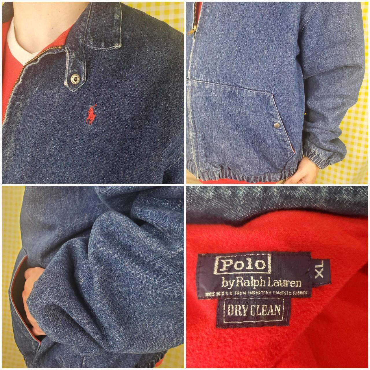 Vintage Polo Ralph Lauren denim jacket Wool flannel - Depop