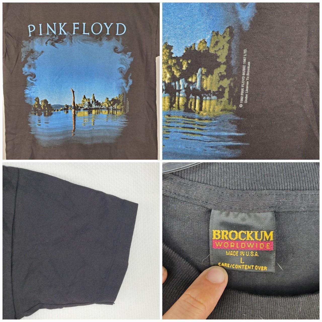 Vintage Pink Floyd brockum deals wish you were here tshirt size Large 1992