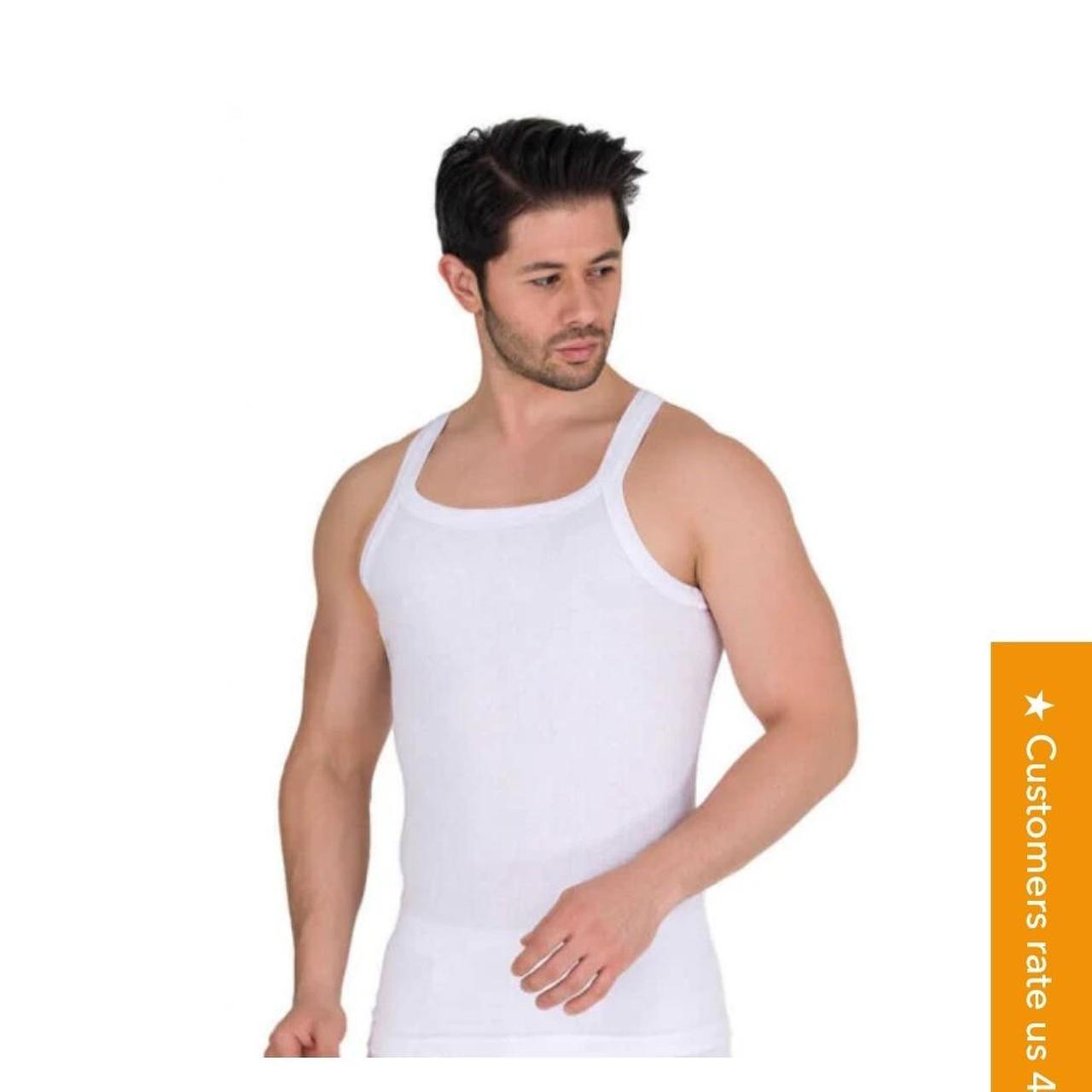 Men's Berrak 1044 Men's Camisole Undershirt Top White - Depop