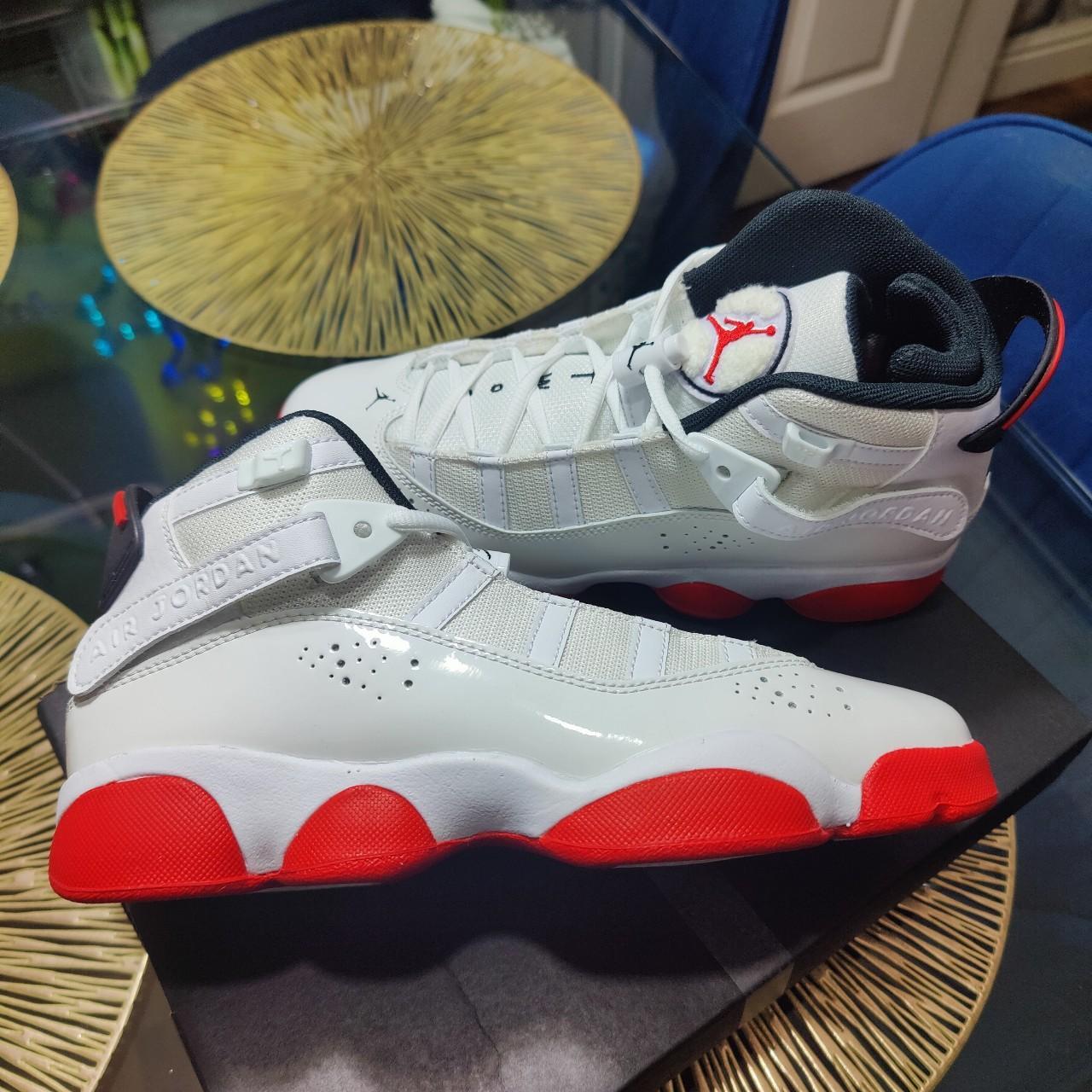 Jordan 6 outlet rings red kids