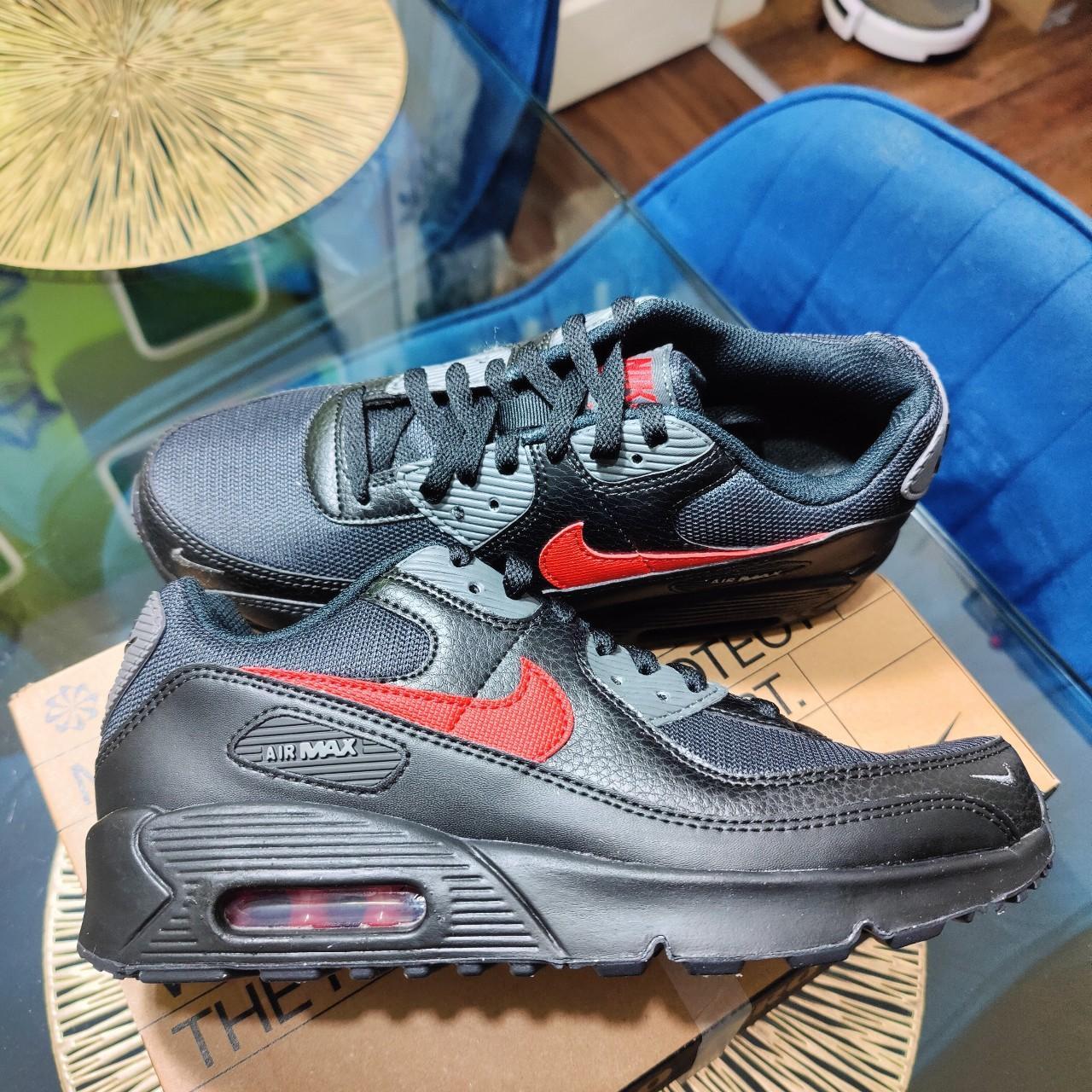 Nike Air Max 90 Leather Junior FQ2428 001 size 6 - Depop