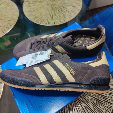 adidas jeans brown trainers