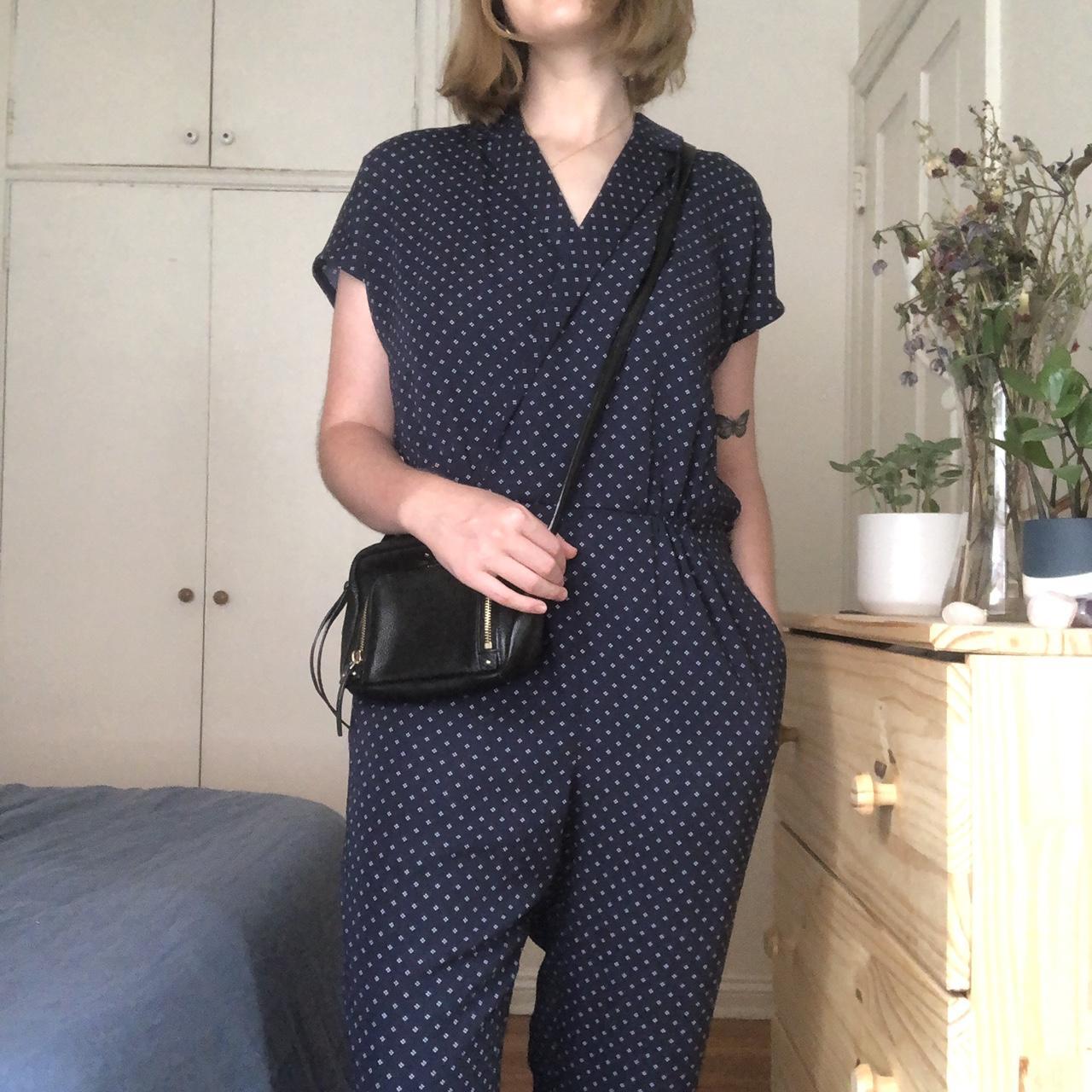 J crew cheap navy jumpsuit