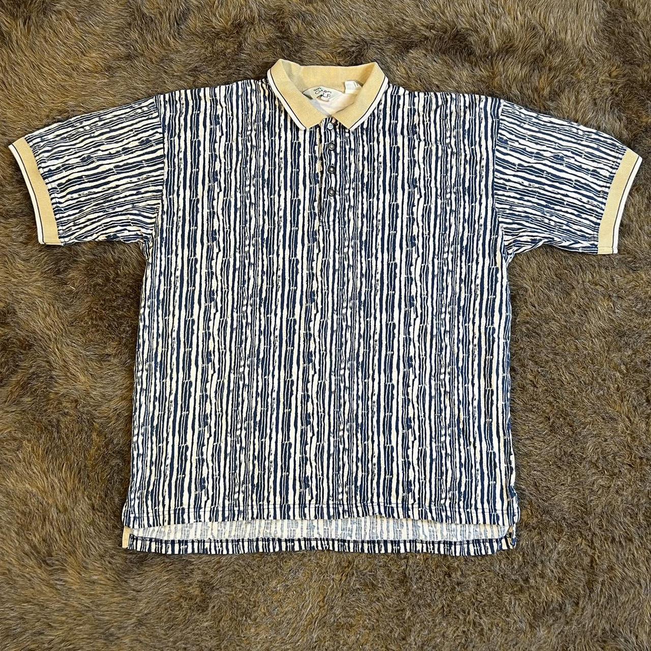 Vintage reebok golf polo shirt pattern • Size: L •... - Depop