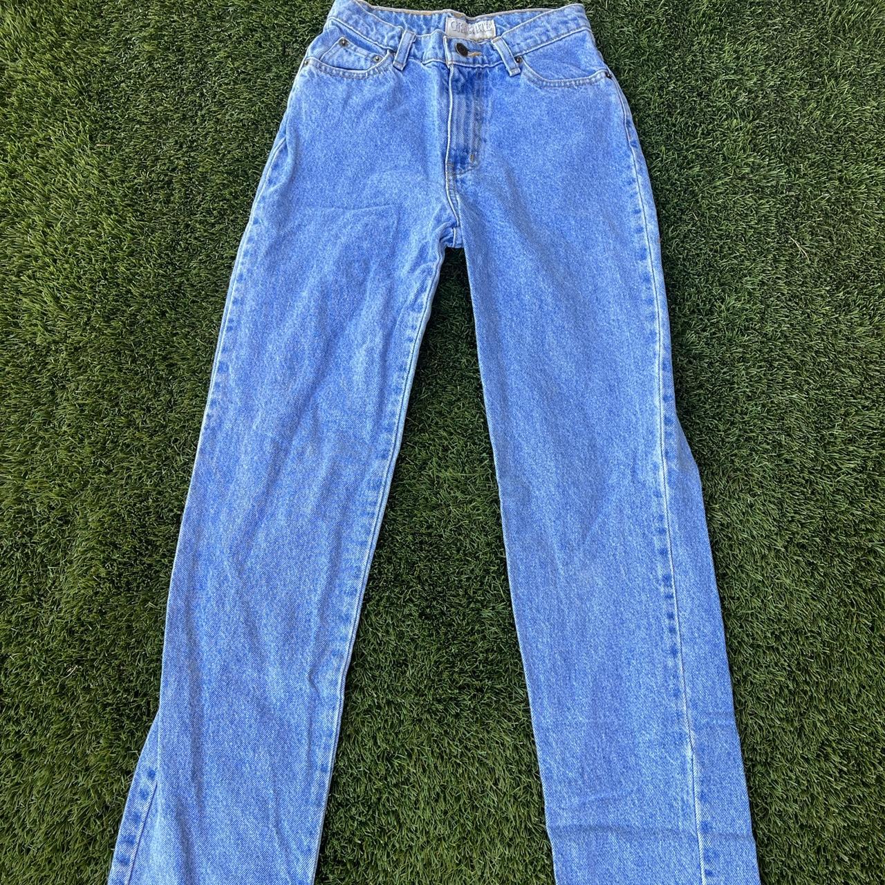 Vintage Graphite jeans Size N/A small waist long... Depop