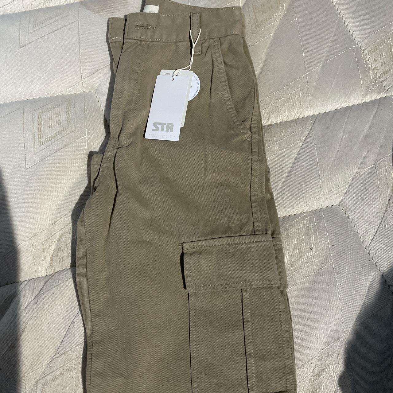 Stradivarius cargo trousers Brand new with tags Size... - Depop