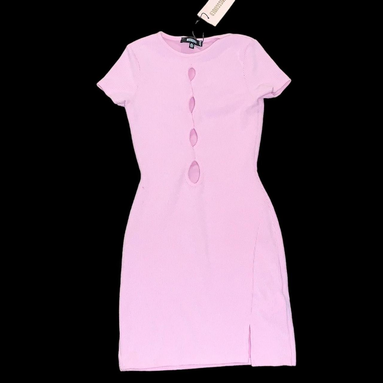 Missguided Women's Pink Dress | Depop