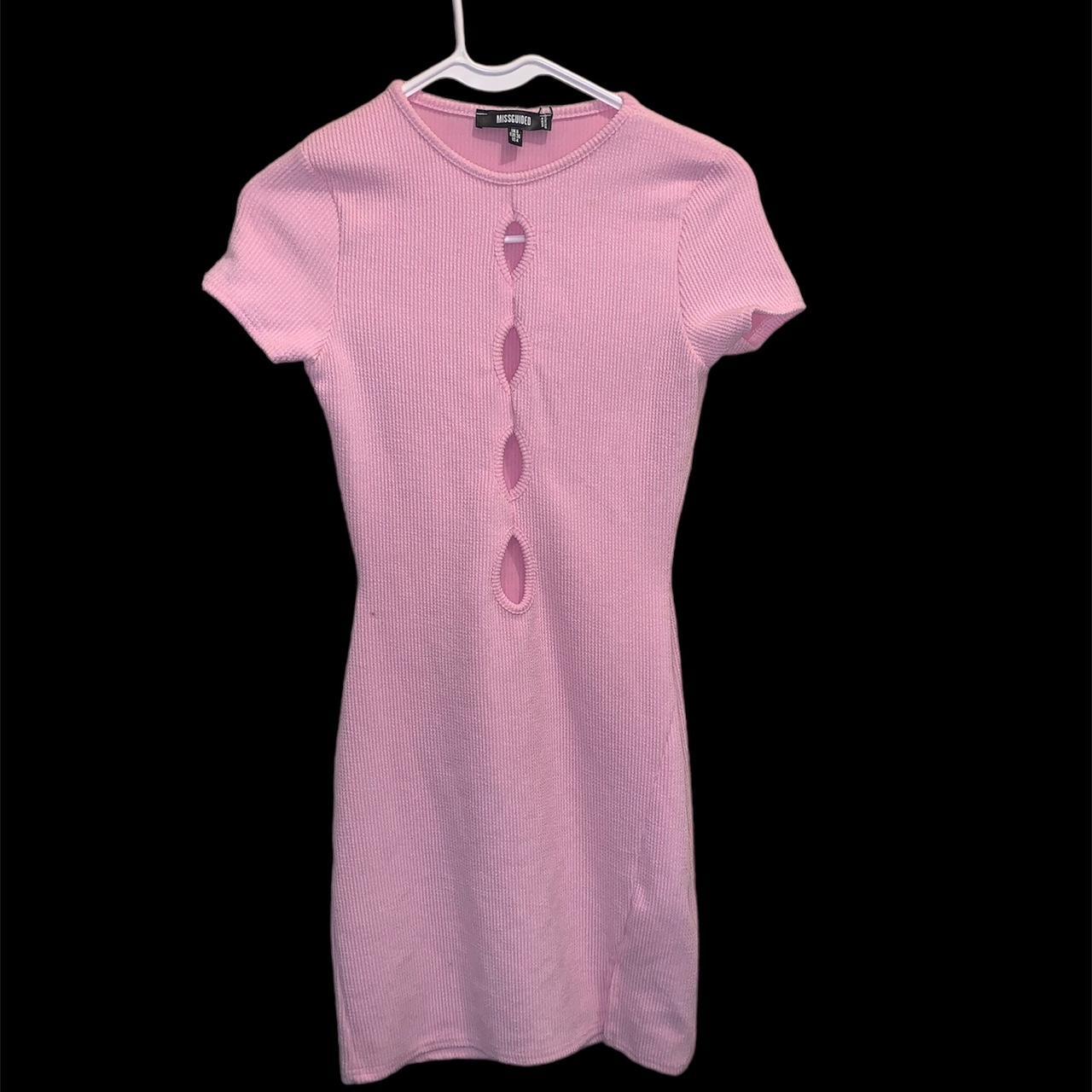 Missguided Women's Pink Dress | Depop