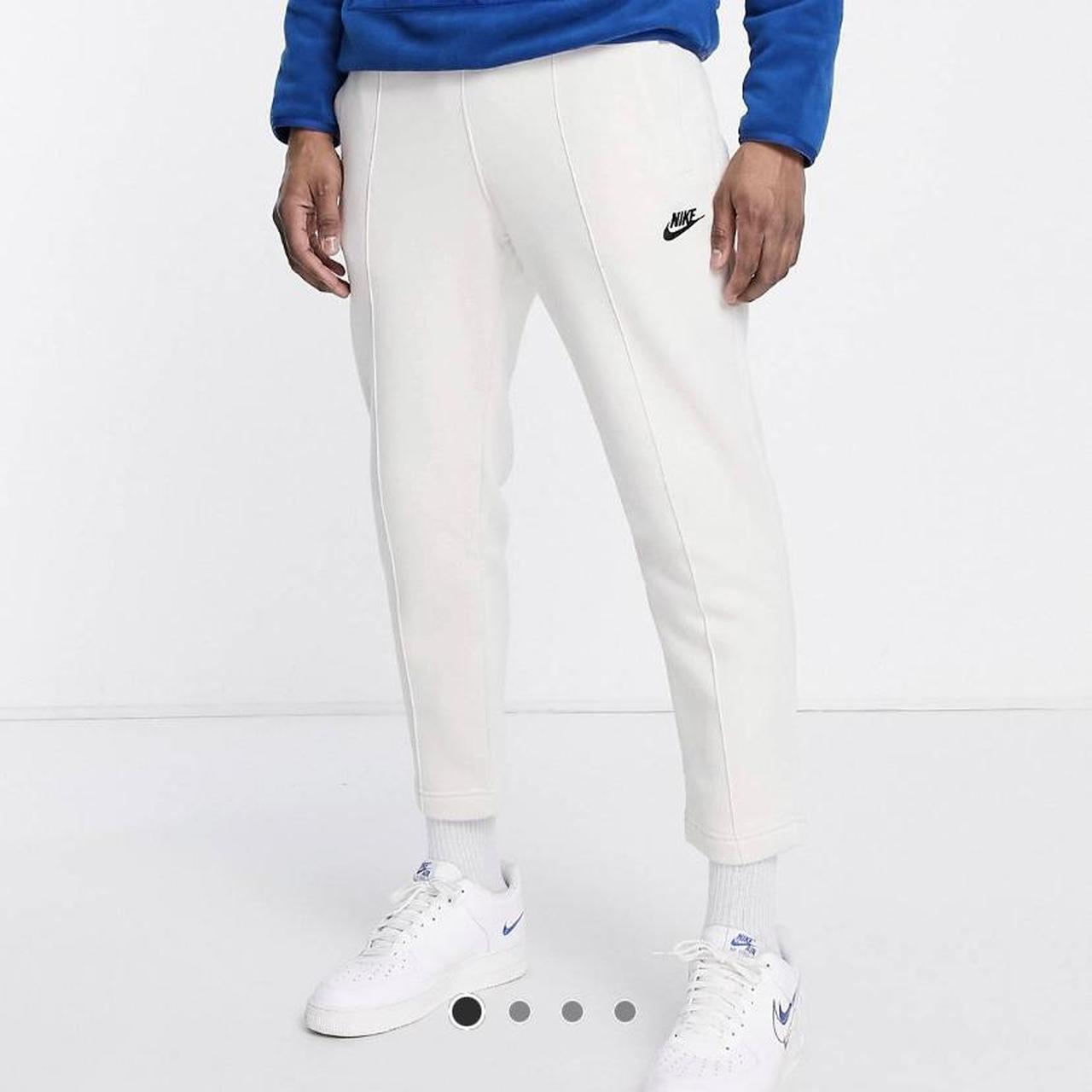 Nike Men's Brown and Cream Joggerstracksuits Depop