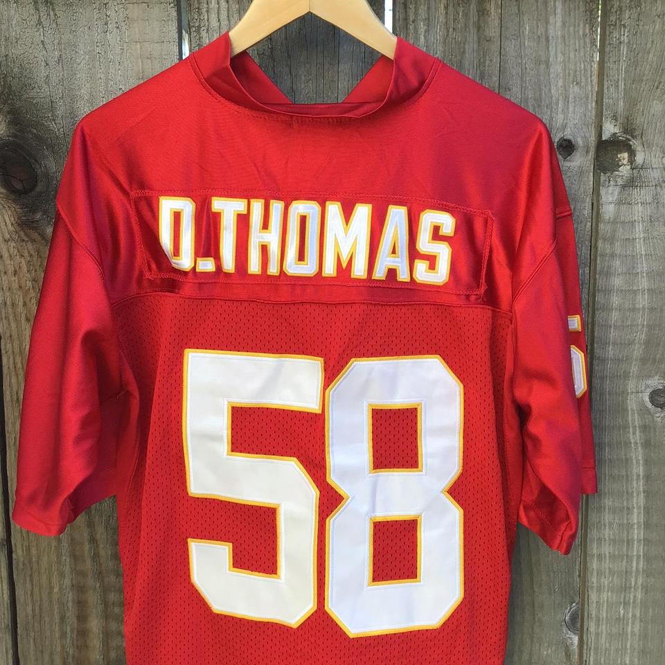 Insane Mitchell & Ness Derrick Thomas throwback hall - Depop