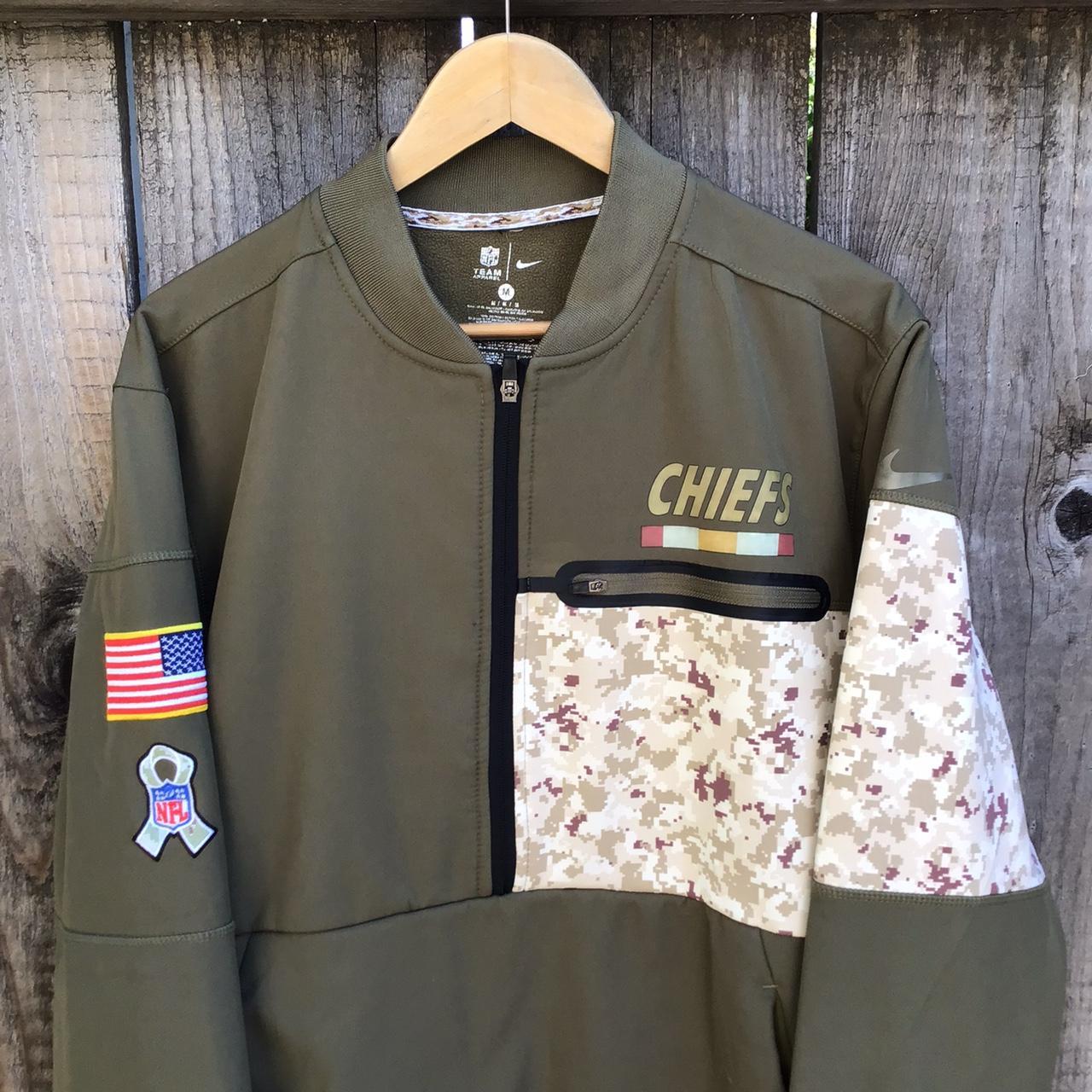 Nike Kansas City Chiefs Salute to Service Hoodie - Depop