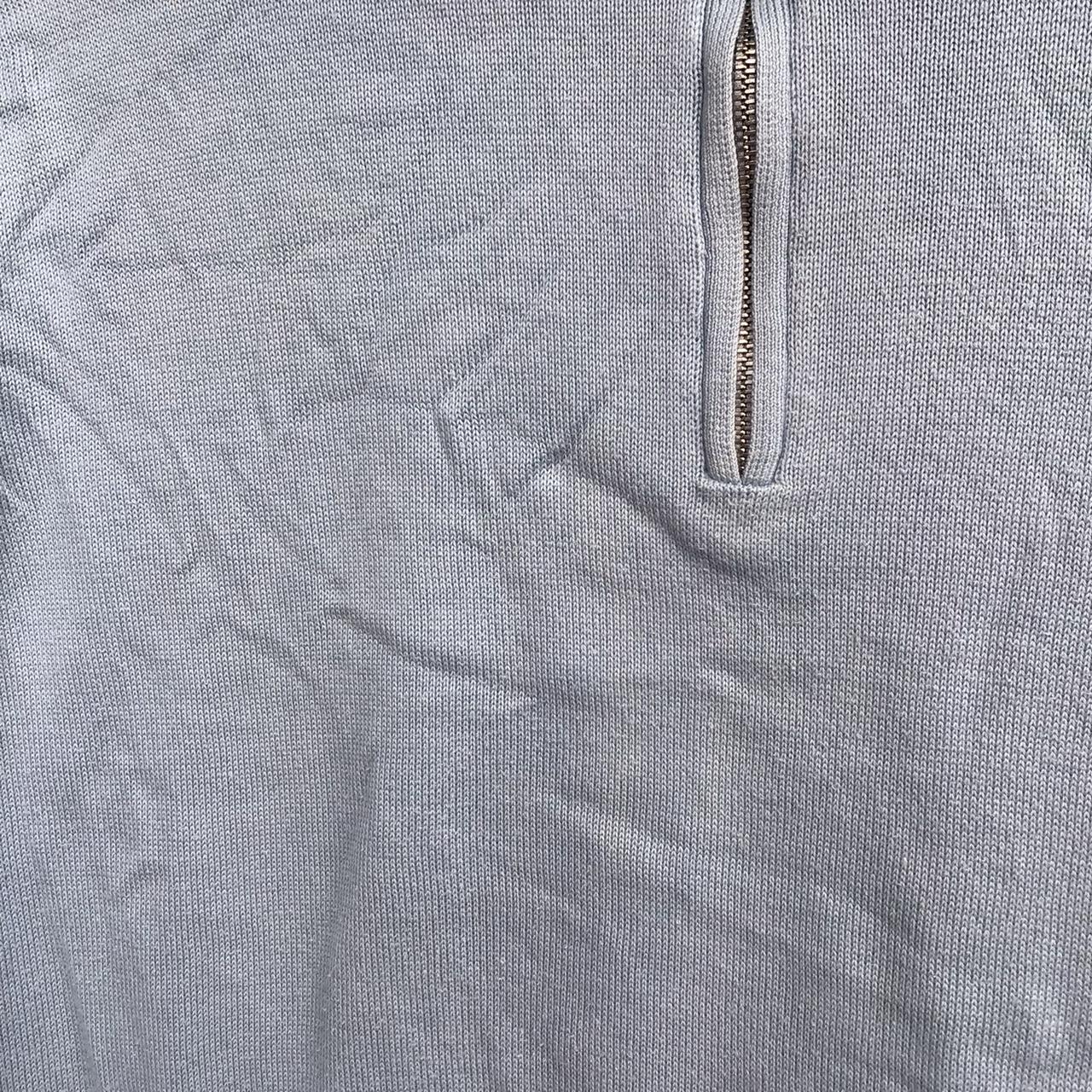 Loro piana made in Italy blue Quarter Zip designer... - Depop