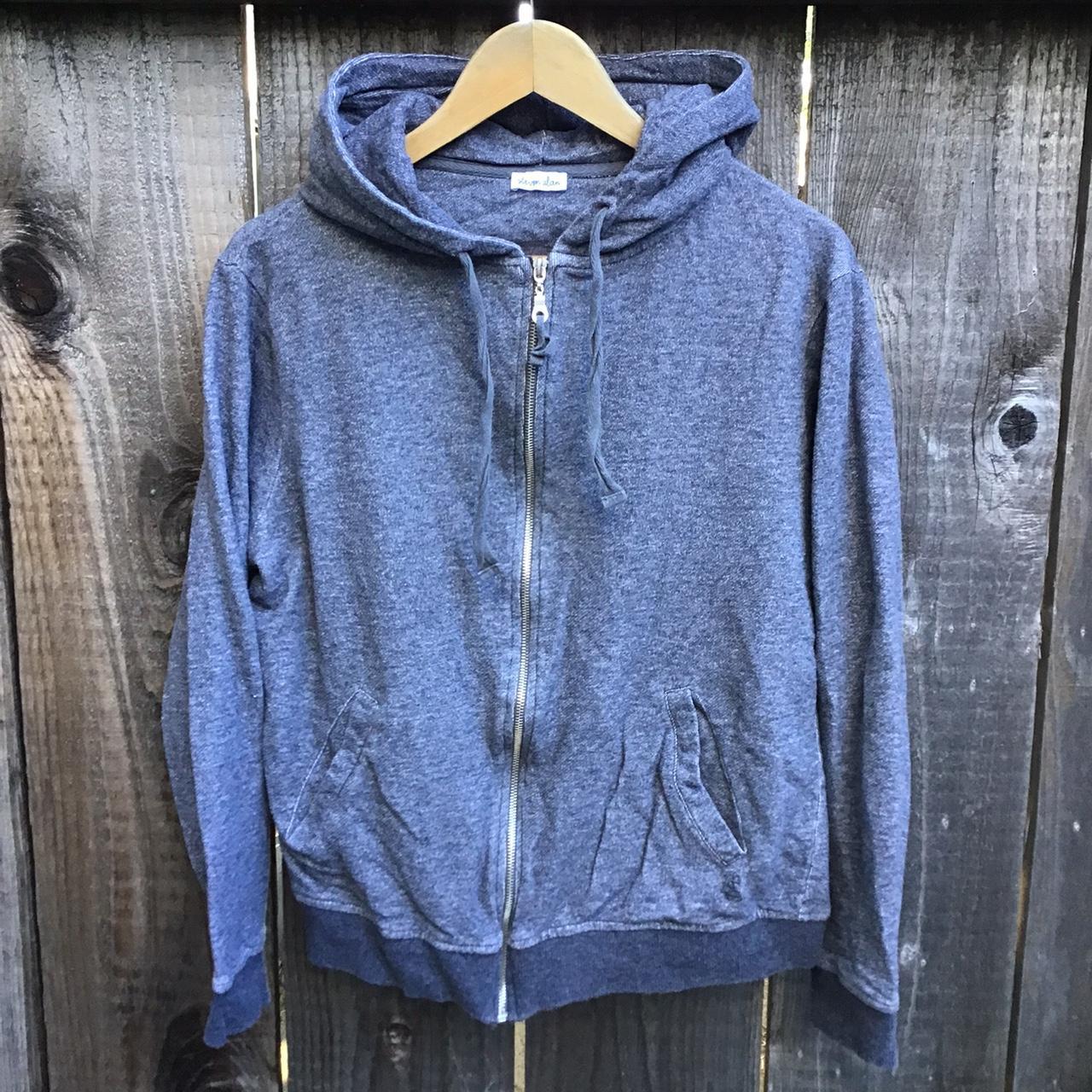 Steven Alan full zip grey designer hoodie womens