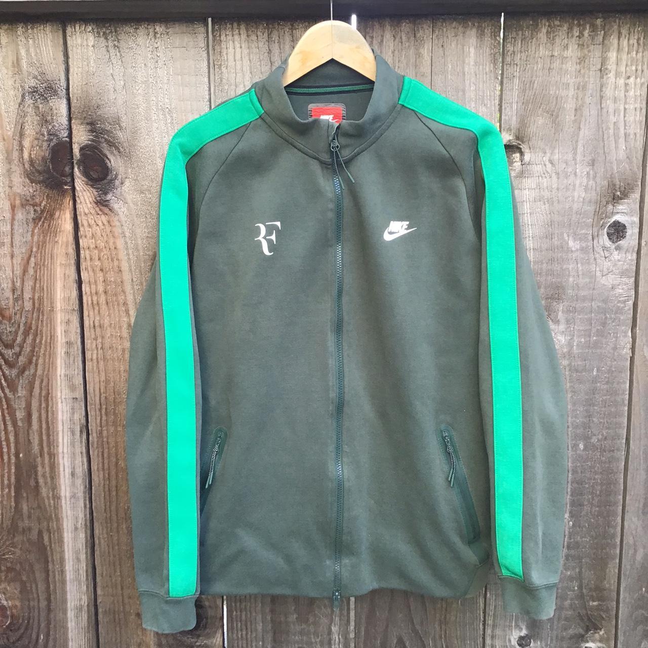 Nike tech fleece RF Roger Federer green tennis full | Depop
