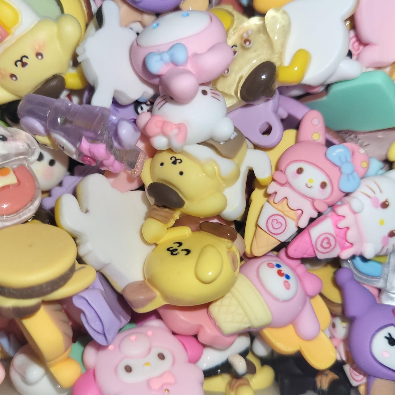 Sanrio charms! 100 random sanrio charms, mixed... - Depop