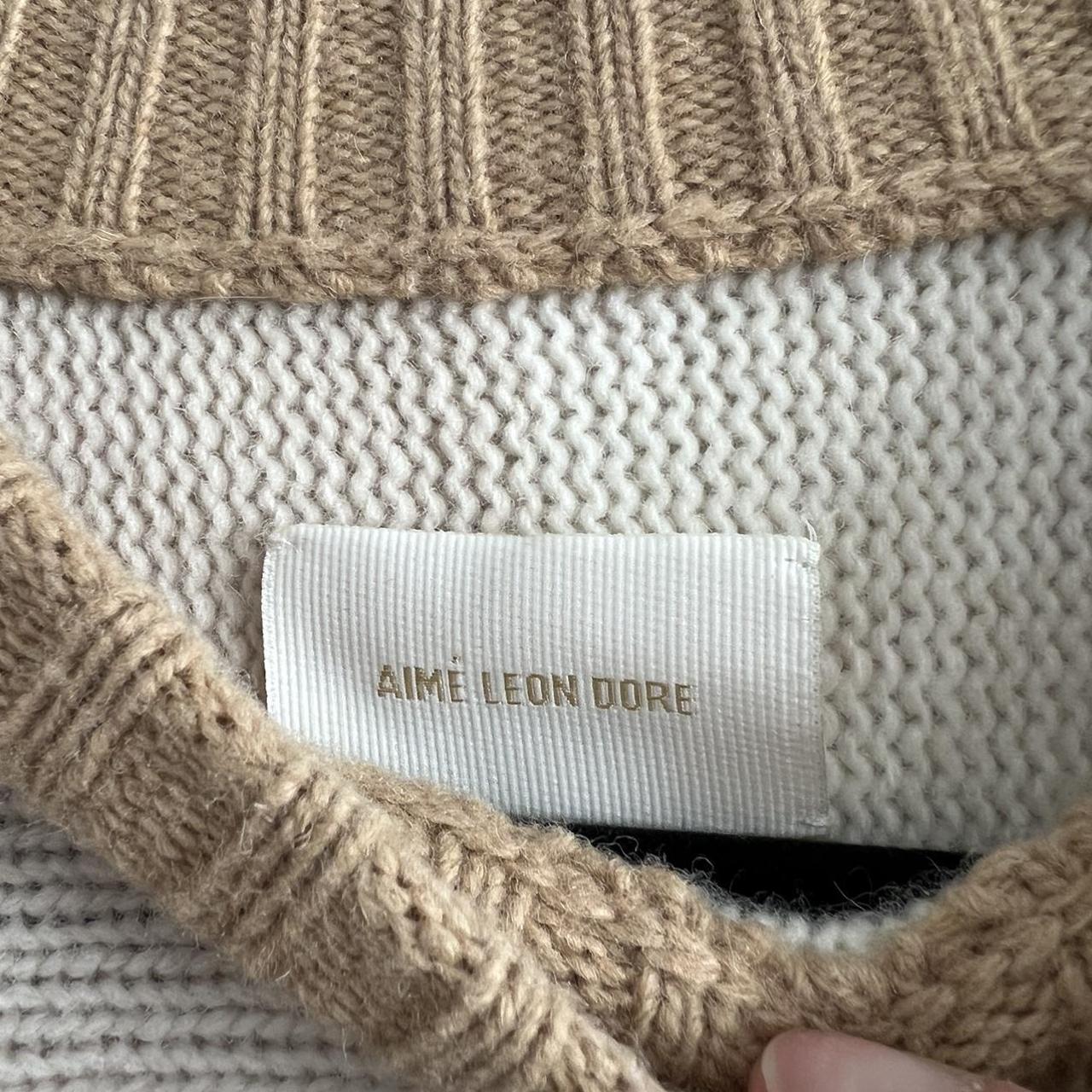 Aime Leon Dore Wool knit Jumper. Basically new. Size... - Depop