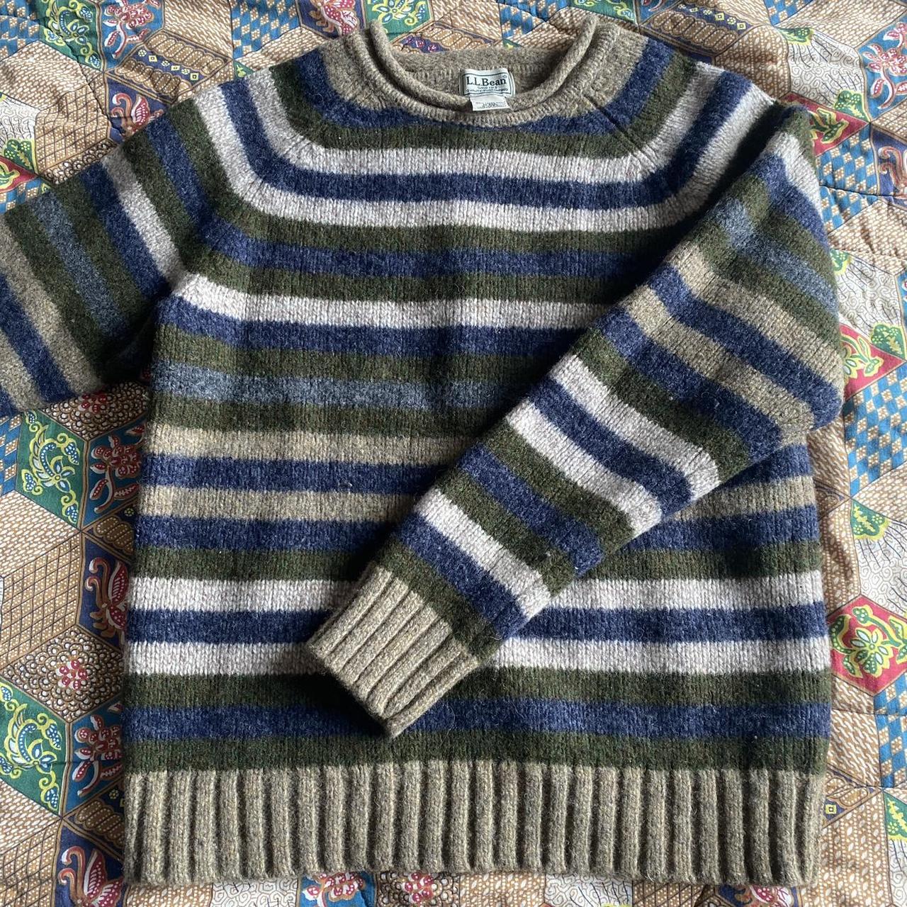 Vintage Wool L.L.Bean Sweater - 100% lambs’ wool -... - Depop