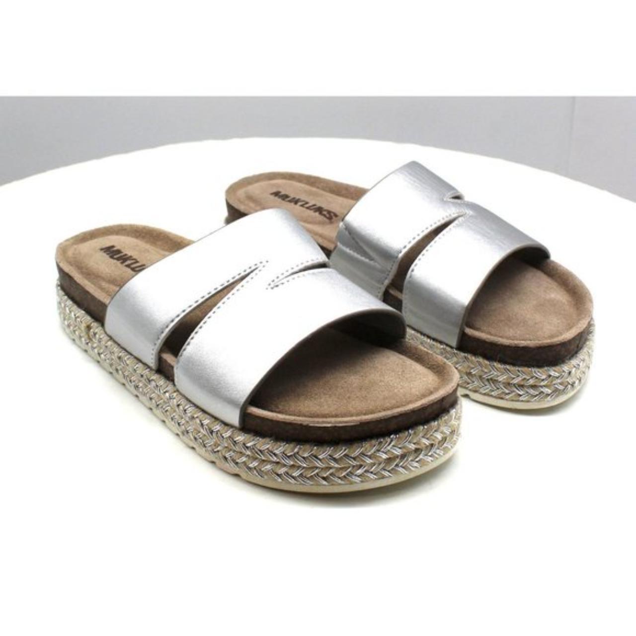 Muk Luks Women's Silver Sandals
