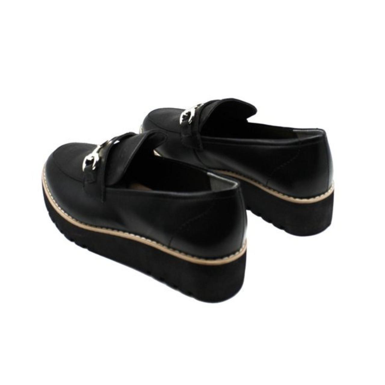 Giani Bernini black leather loafers driving shoes - Depop