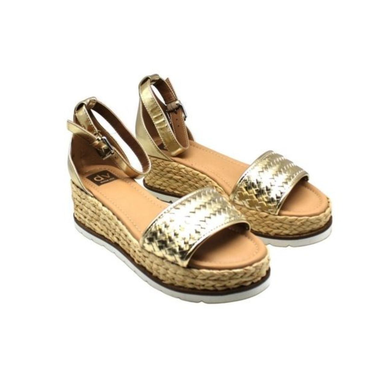 Dv Dolce Vita Women's Tahini Ankle-Strap Crisscross Platform Dress Sandals  | Hawthorn Mall