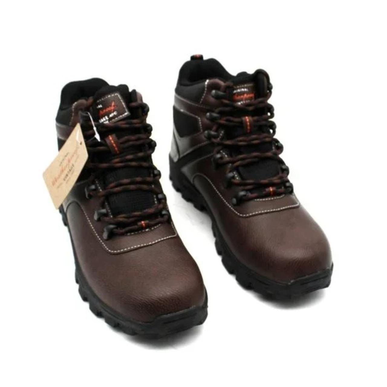 Weatherproof Vintage Men's Hiker Faux-Leather... - Depop